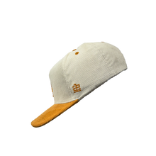 Load image into Gallery viewer, LA All Day Hat | White/Gold Corduroy