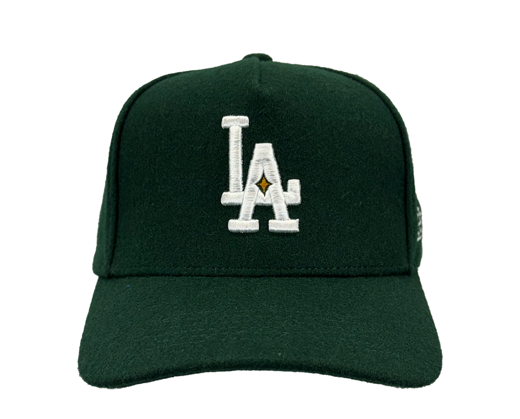 LA All Day Hat | Green Felt