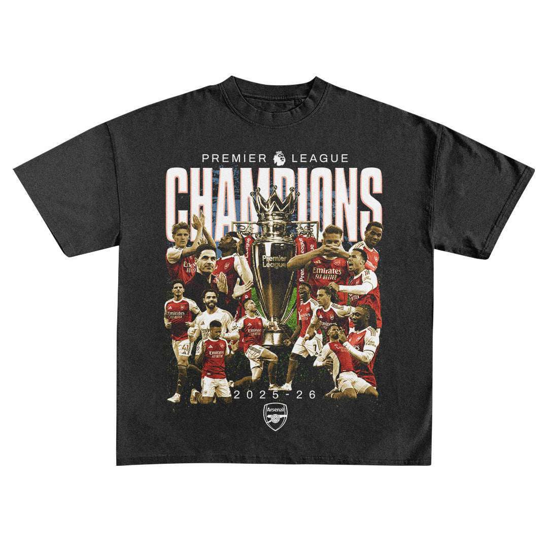 アーセナル　チャンピオン　arsenal champion Tシャツ Arsenal Champions Tee | One Two Threads