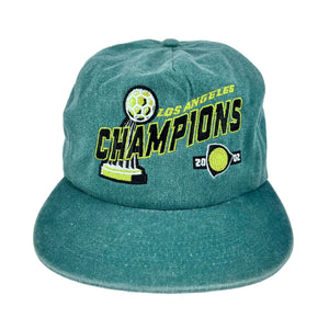 LAST ONE: 02 Champions Distressed Green Dad Hat