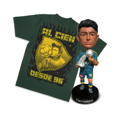 Al Cien Bundle | Cienfuegos Signed Bobblehead and Tee