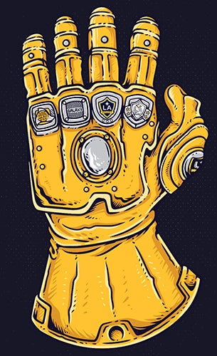 Gauntlet Sticker – One Two Threads